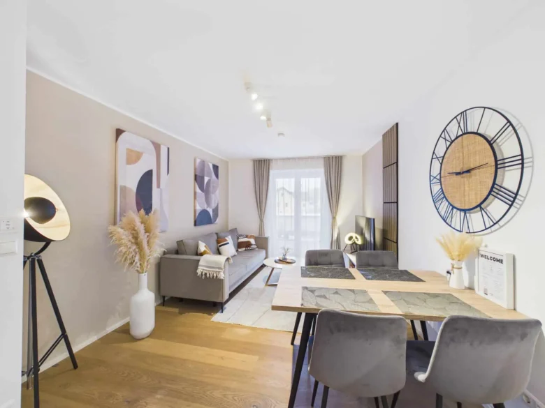 Our apartments 4 Wohnzimmer mit Essplatz Velden 2 | Ossiachersee Residences